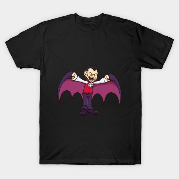 Cartoon Vampire T-Shirt by TheMaskedTooner